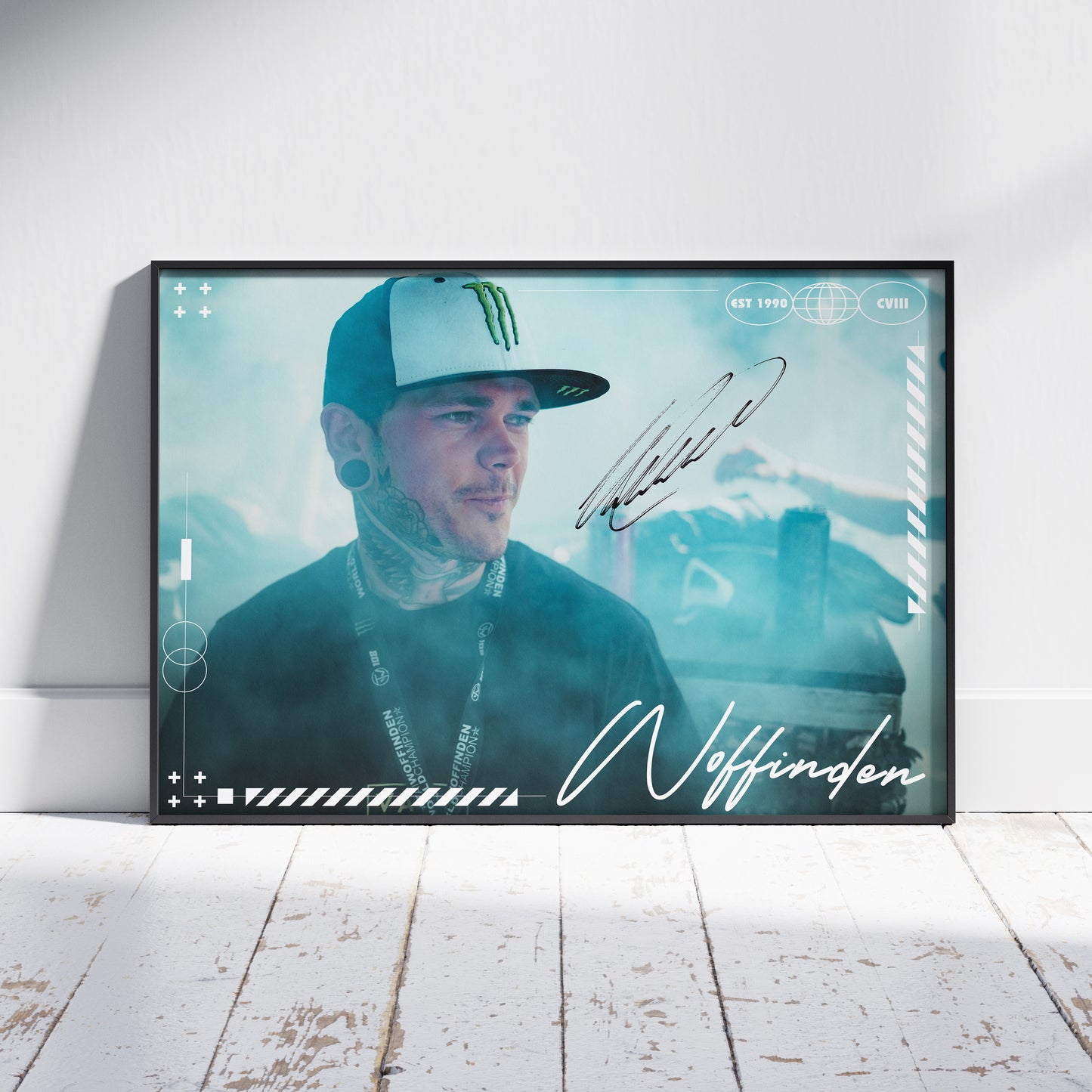 Signed Tai Woffinden Burn Out Poster