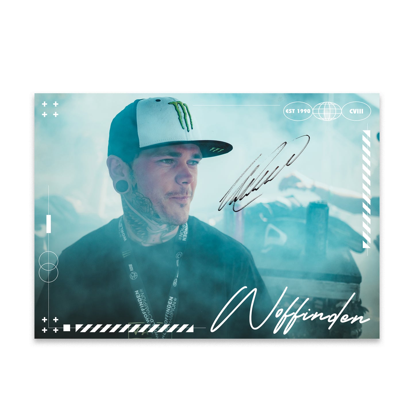 Signed Tai Woffinden Burn Out Poster
