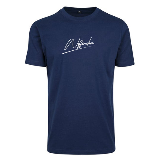 Woffinden signature T-shirt (Navy & White)