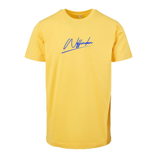 Woffinden signature T-shirt (Yellow & Blue)